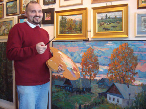 Aleks Kargopoltsev, Russian Artist in Residence La Conner, Washington